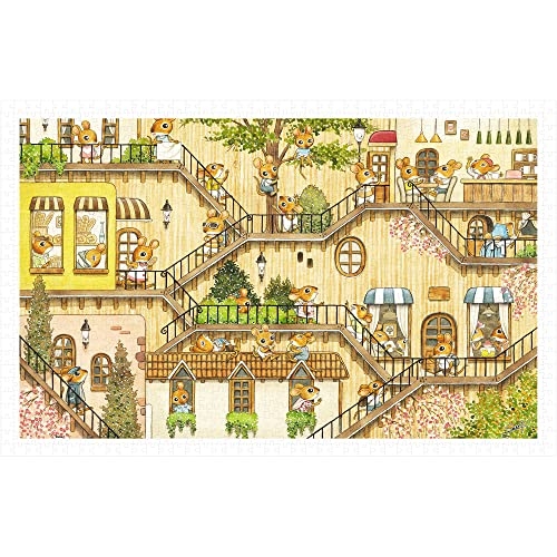 Pintoo Jigsaw Puzzles 1000 Piece for Adults - Smart - The Tree House Beautiful Plastic Puzzle for Home Decor Zero Dust Easy Storage [H2862]