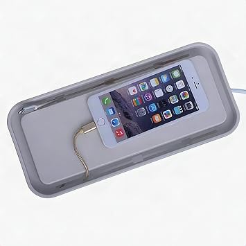 Electrical Socket Storage Box Power Cable Manager Case & Phone/Tablet Holder