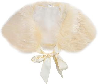 Flower Girls Wrap Shawl Wedding Bridesmaid Tippet Stole Christmas Party Dress Costume Shrug Capelet