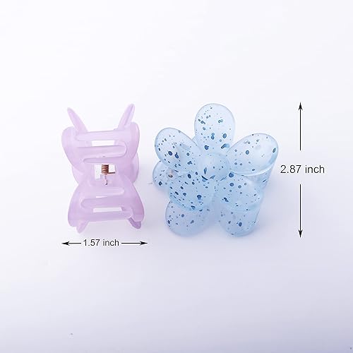 Miniatura 2 de 9 pinzas grandes para el cabello, lindas pinzas de flores para accesorios para el cabello, pinzas para el cabello, pinzas para el cabello en forma