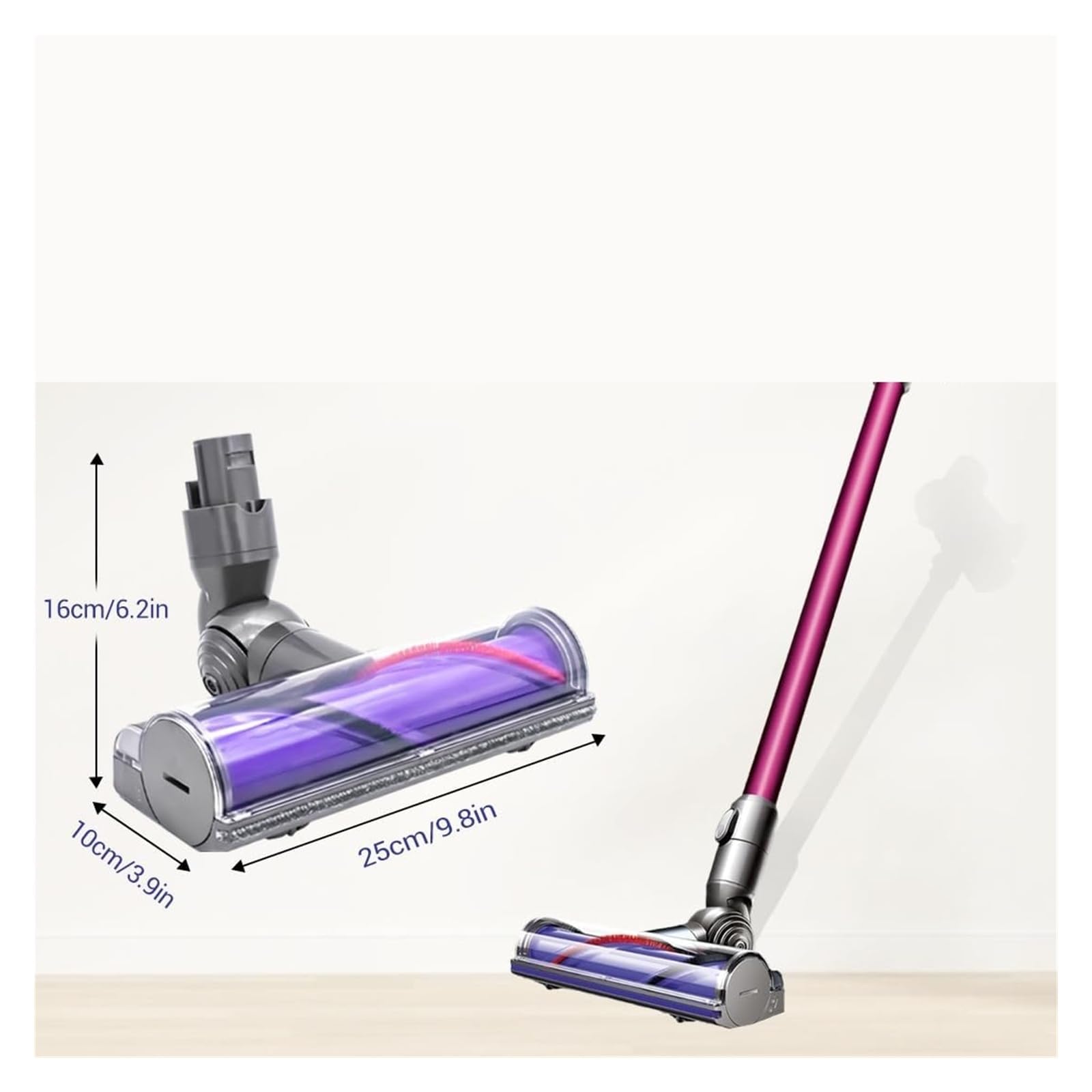 Amazon | ダイレクトドライブヘッド、Compatible For Dyson，V6 DC58
