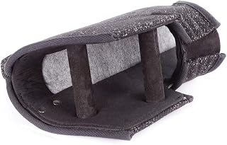Dingo Gear Fred - Manga Corta para Entrenamiento de Perro, Derecha e Izquierda, dureza Media, protección de Nailon S00548, Color Negro