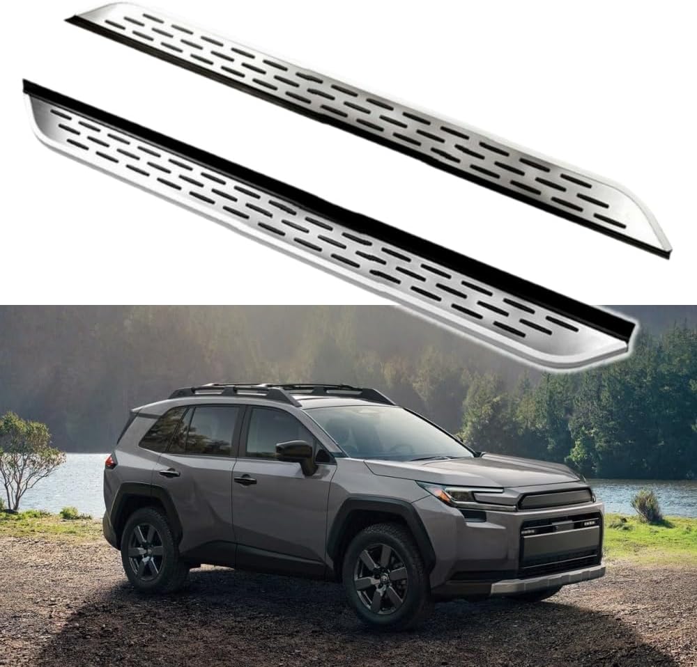 2PCS Side Steps Running Boards Nerf Bars Side Pedal Protector Fits for Toyota RAV4 RAV-4 2026+ (LH)