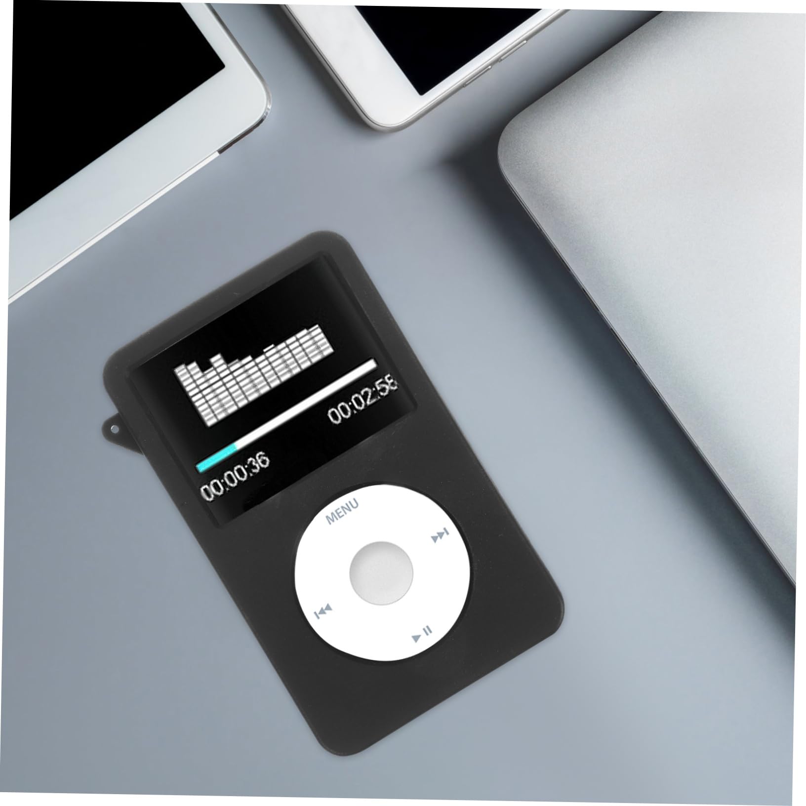 Angoily Case Silicone Material 80g/120g/160g Compatibility Mp3 Player Protector Soft Shell for Accessories Comfortable Touch