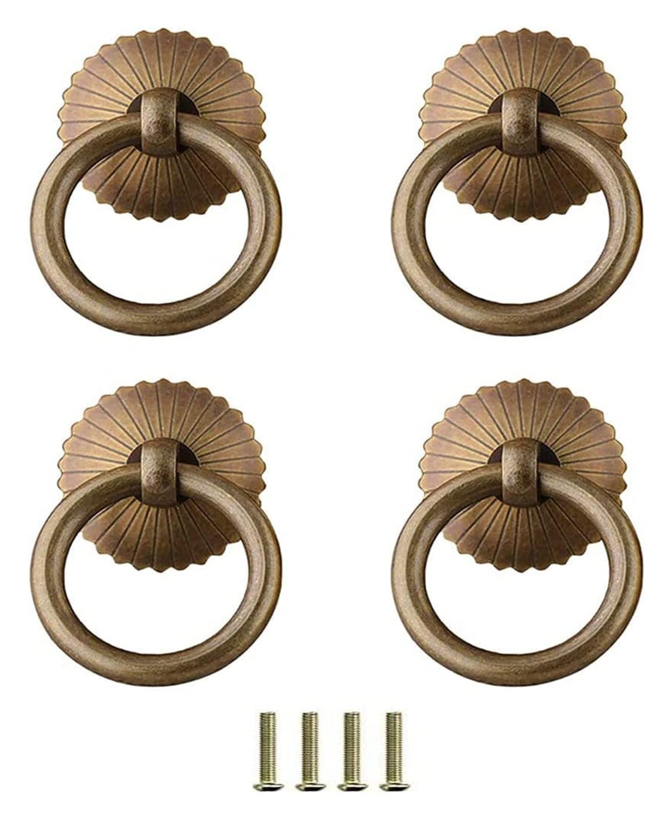 Poignées de tiroir antiques pour remplacer des boutons usés de meuble et armoire de cuisine