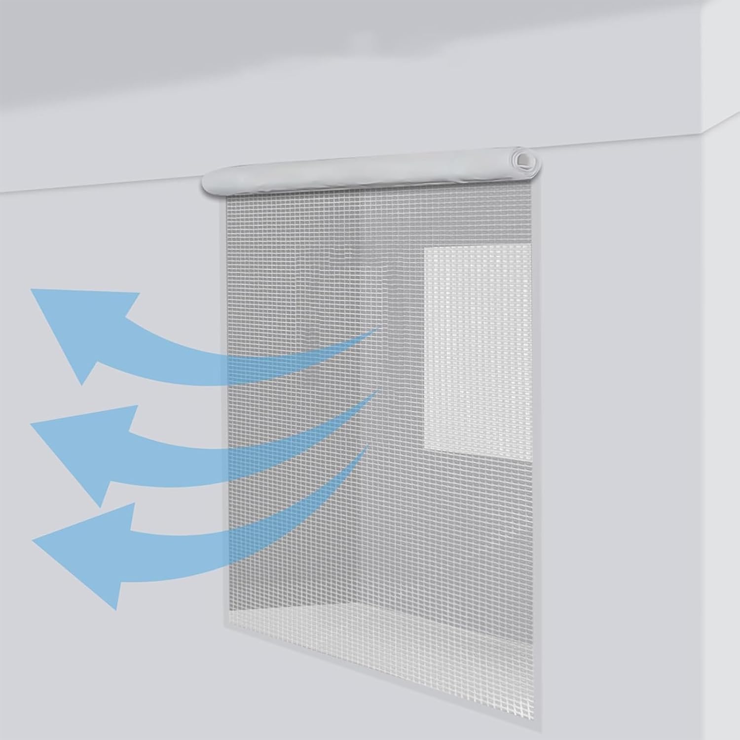 Carport Replacement Sidewall Replacement Sidewall Tarp Top for 10' x 20' Carport Frame Replacement Side Wall Cover Top Cover and Frame Not Included (White)