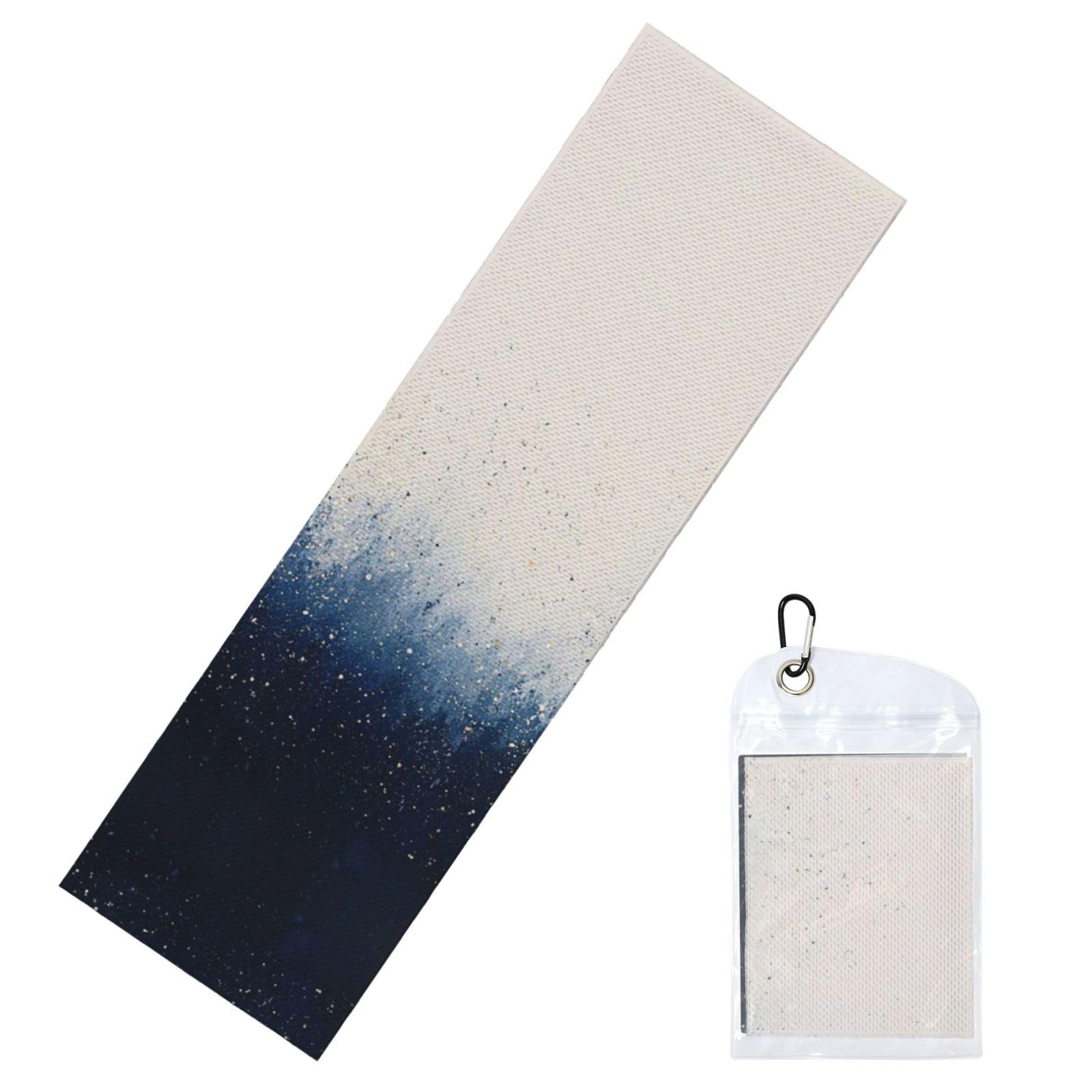 DUYIOKH Blue And White Gradient Print Cooling Towel, Portable Towel for Gym Workout Golf Beach World Cup Sports Hot Weather