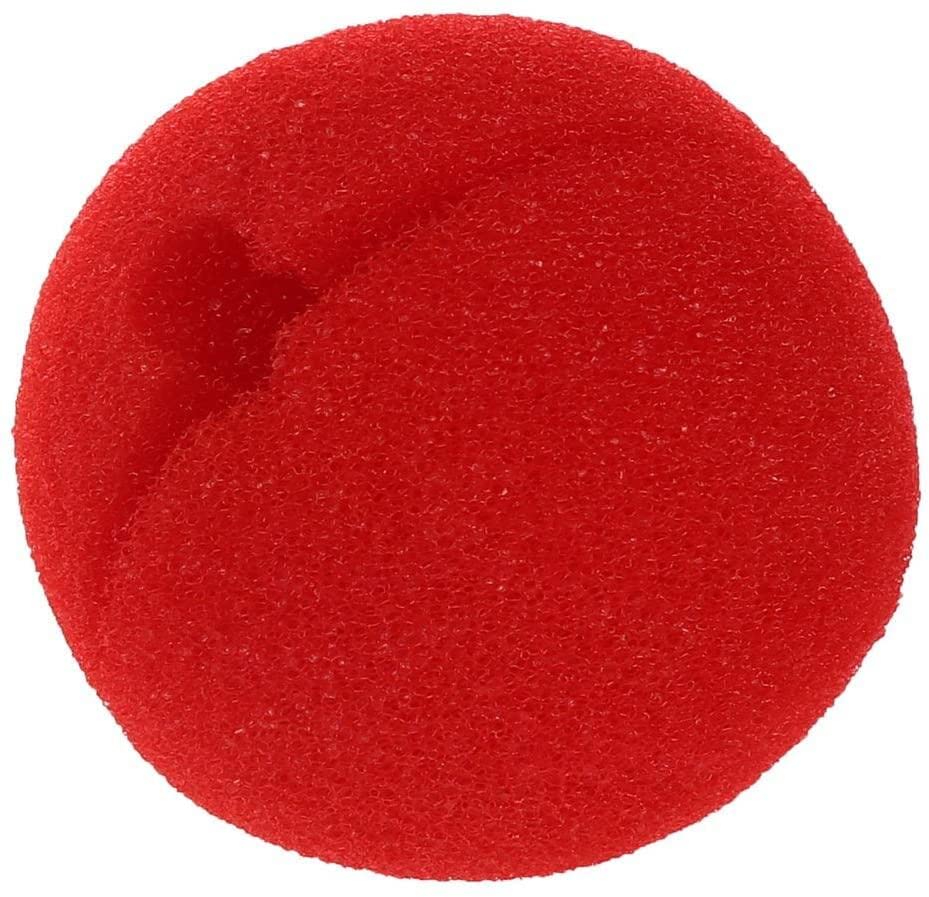 5 x nez de clown en mousse rouge pour fête costumée