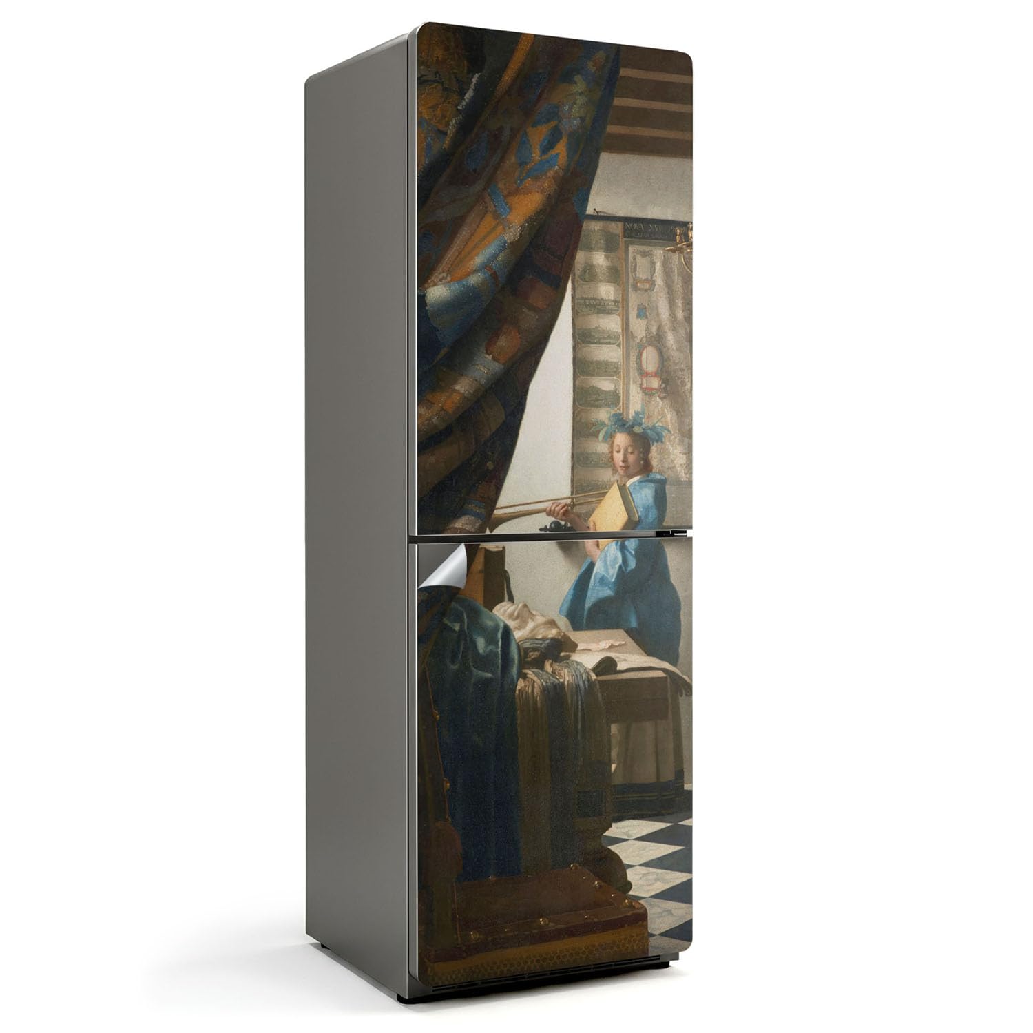Sticker réfrigérateur Vermeer 60x180 cm pour sublimer votre déco de cuisine