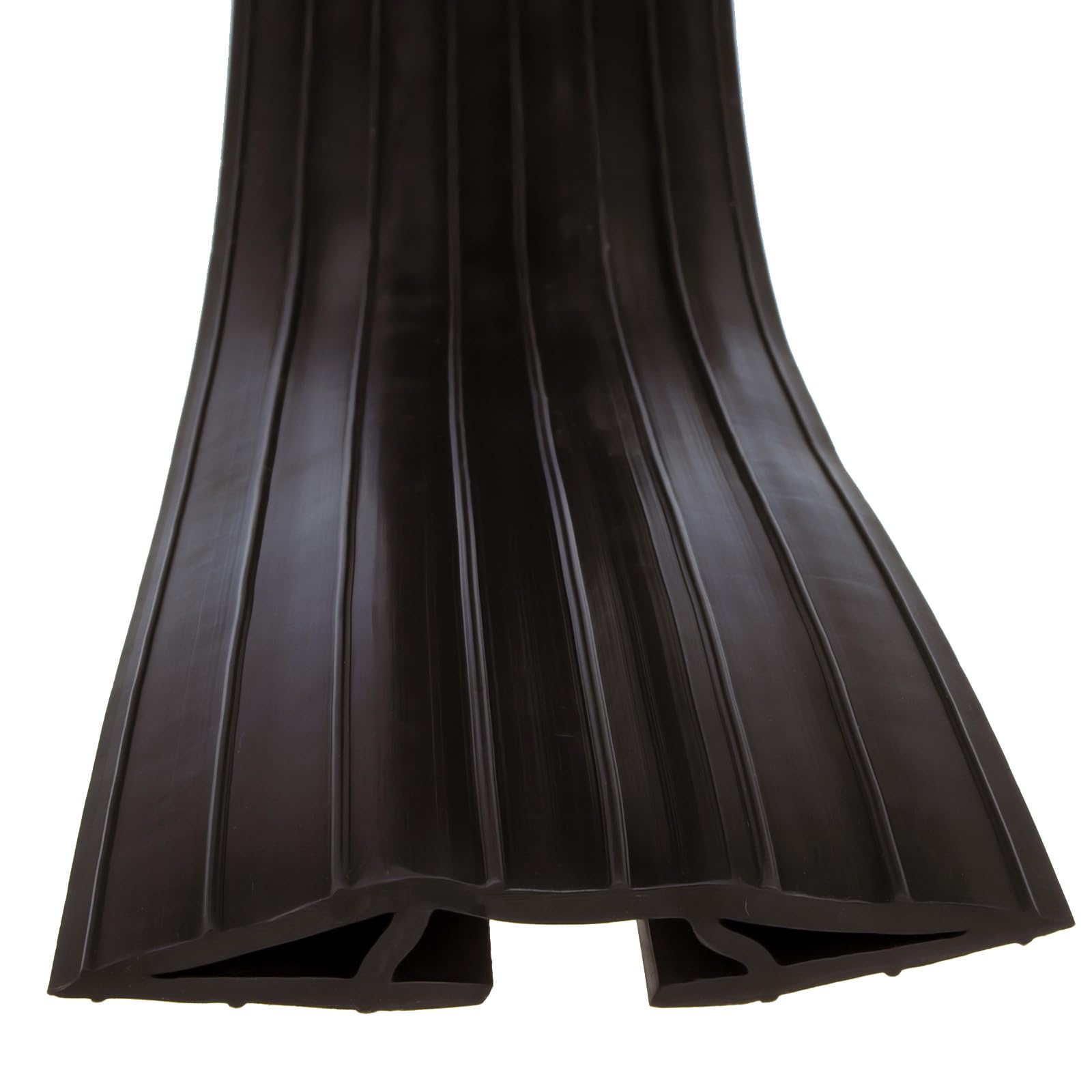 Entie Black Rubber Floor Cable Protector Cover 19 X 9.5Mm Inner Channel 9M