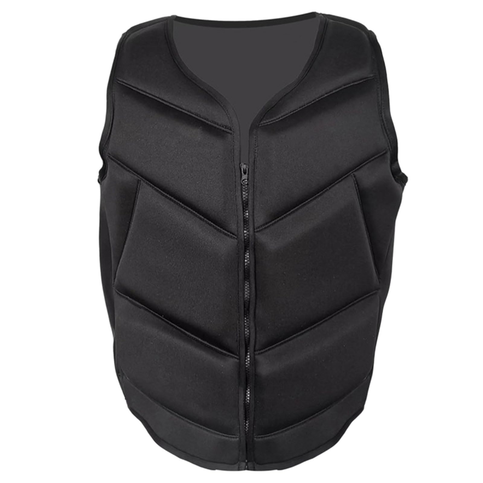 Generisch Damen Comp Wassersport Waterski Jetski Wakeboarden Safety Impact Weste - Top - Schwarz