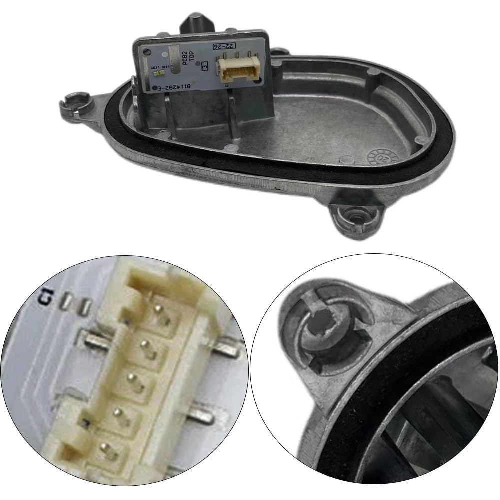 Riloer Modulo sorgente luce diurna per fari a LED metallo compatibile con BMW X1 F48 F49 LCI con LED DRL 2015-2022 63119477835 sinistro