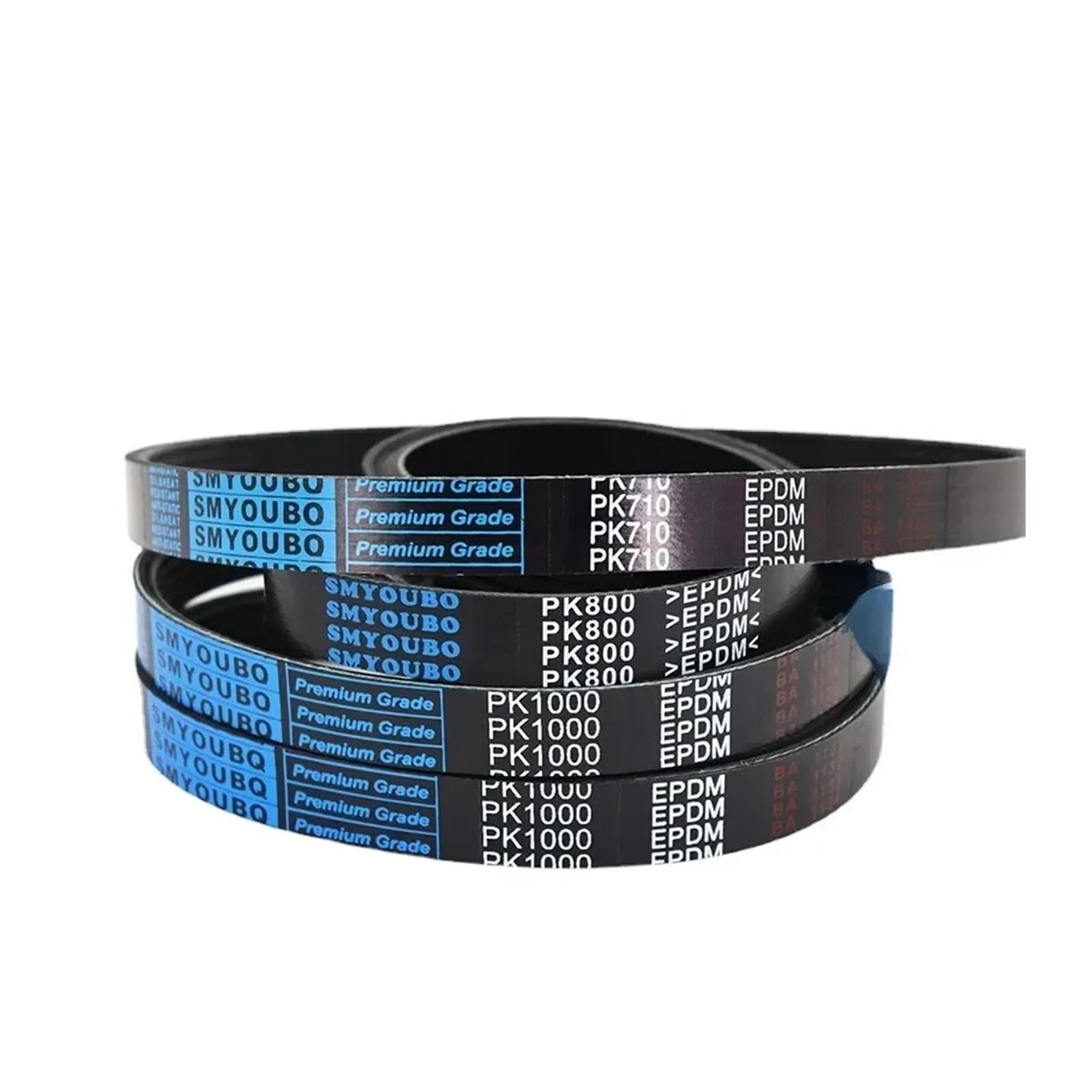 Industriële V-riem, 61 cm lengte, 8 ribben, EPDM, 2 stuks | bol