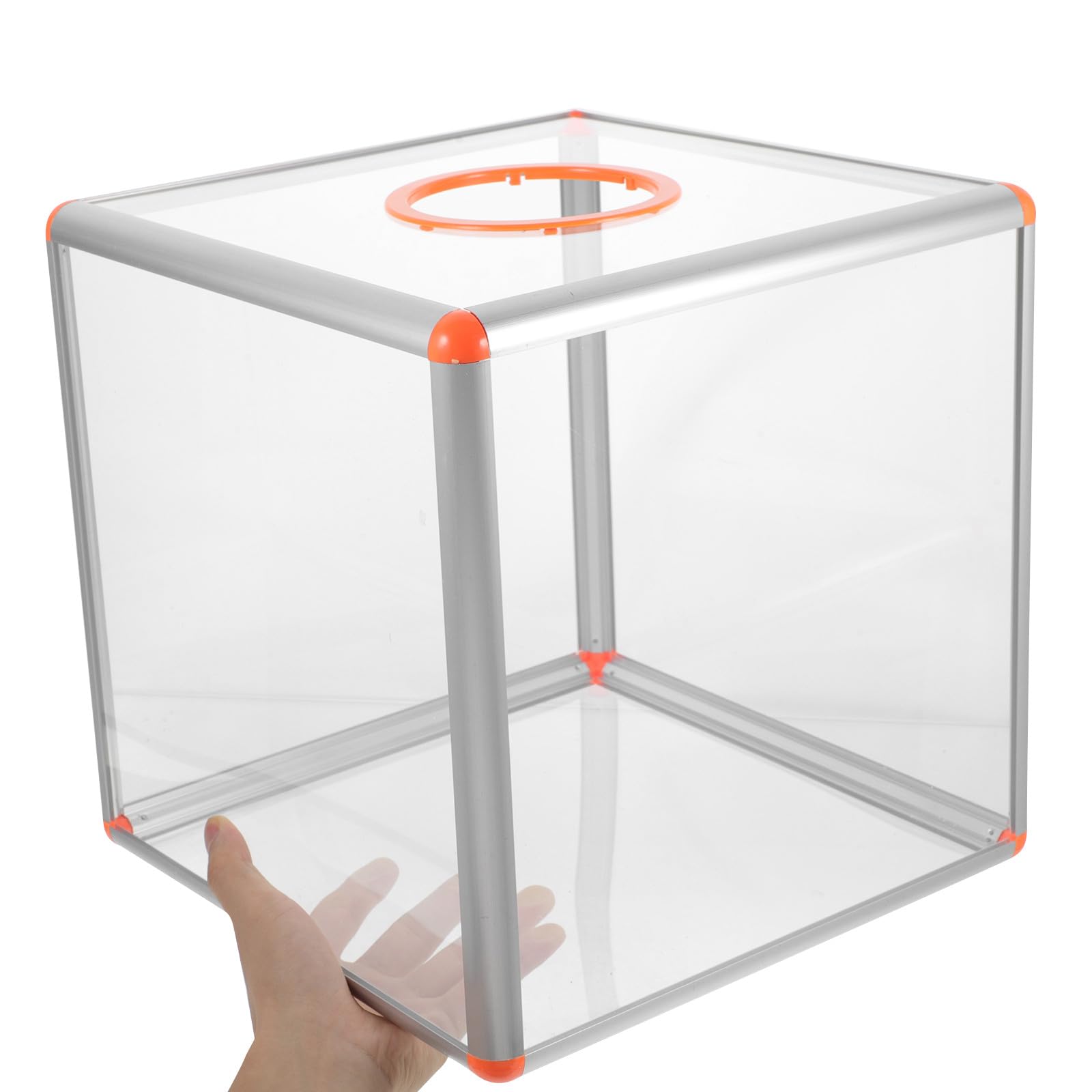 Transparente Losbox aus Acryl mit Großer Kapazität und Stabiler Multifunktionaler Party und Spielkiste für Glücksverlosungen und Tombola Einsätze