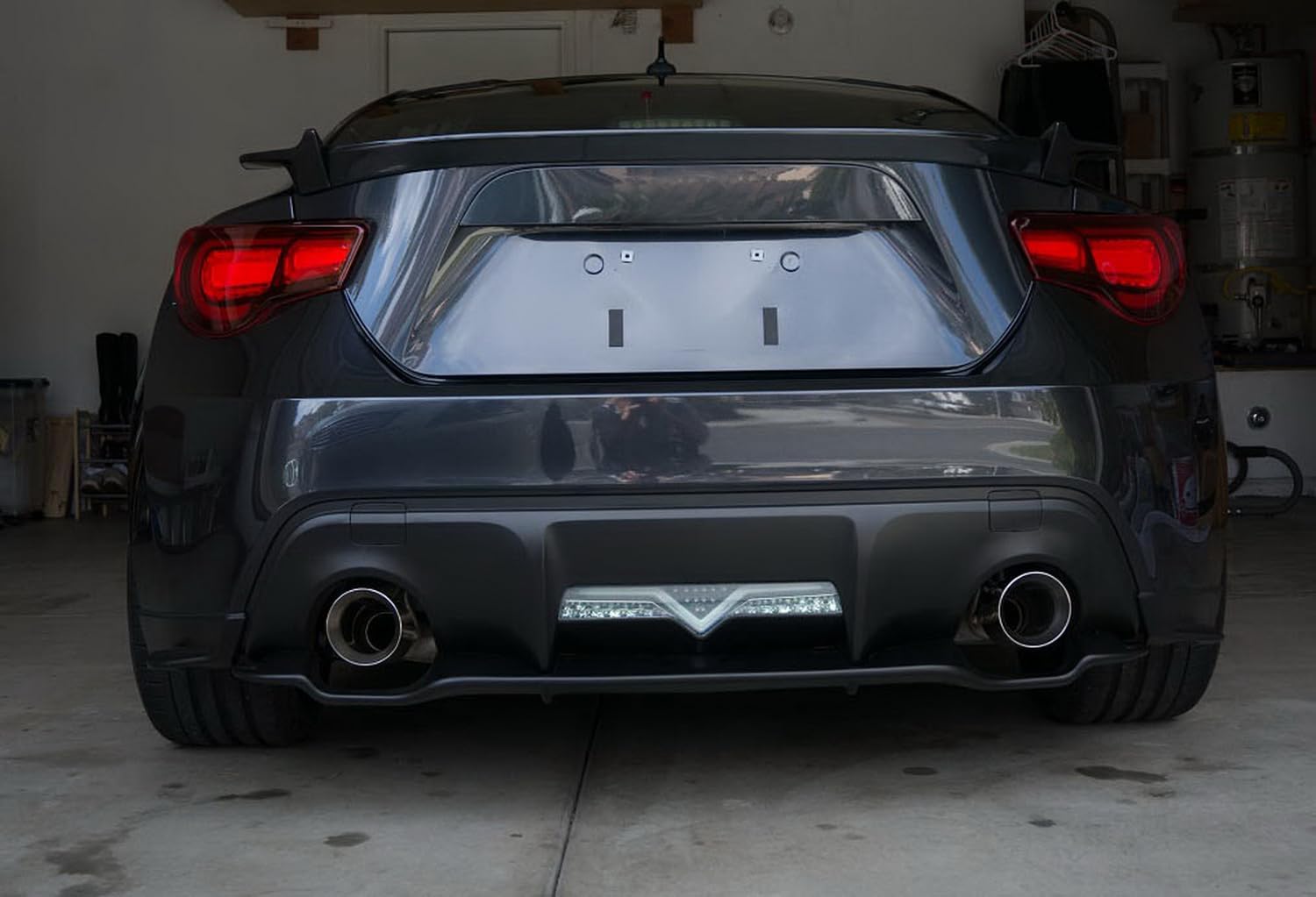 iJDMTOY Clear Lens Chrome Interior Full LED Rear Fog Light Kit (Rear Fog, Tail/Brake, Reverse Features) Compatible With Subaru 2013-21 BRZ, Compatible With 2013-16 Scion FR-S, 2017-21 Toyota 86