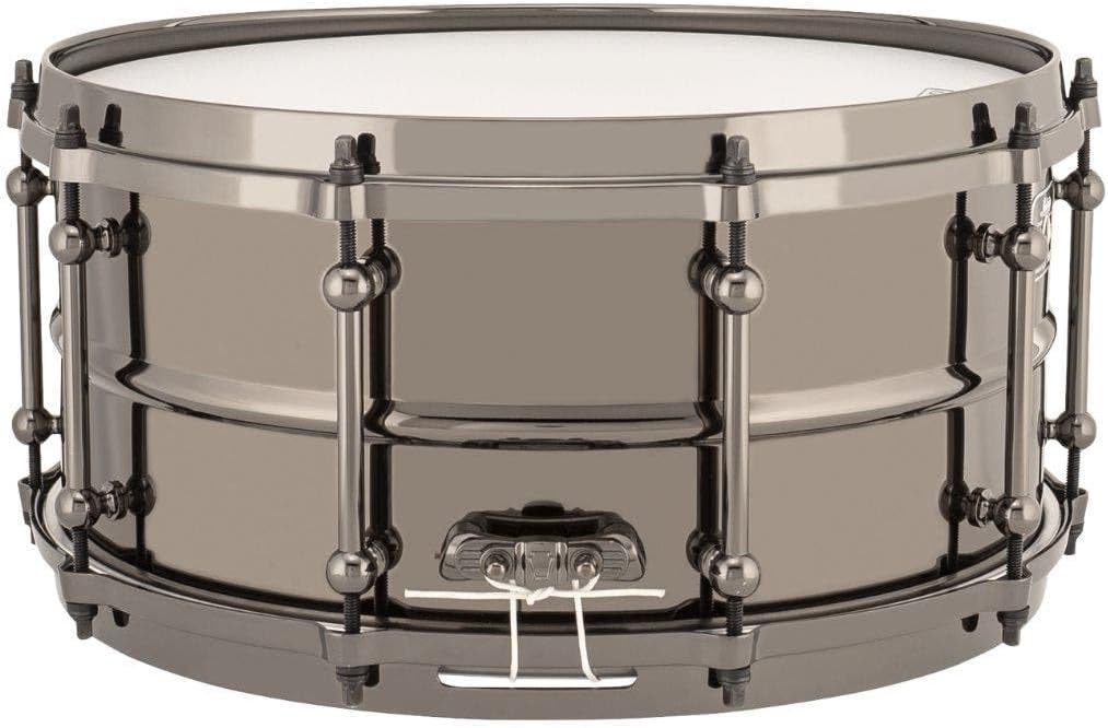 Ludwig 6.5x14 Universal Brass Snare Drum Black Nickel
