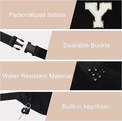 Miniatura 182 de MAXTOP - Cangurera cruzada grande con 4 bolsillos con cremallera, ideal para eventos deportivos, festivales, entrenamiento, viajes, correr y uso