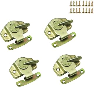 Mazaashop Metal Table Locks Dining Training Table Buckles Connectors Table Leaf Hardware Accessories Iron Color-zinc Plating 4PCS