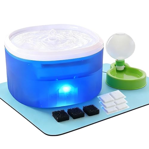 Cat Water Fountain 2.2L/74oz Cat Fountain product photo (Automatic Feeders & Fountains) — ScooterReviewPro review