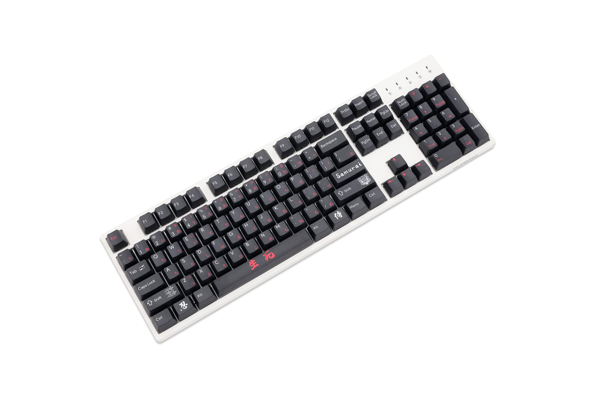 Amazon.com: KPREPUBLIC OEM Black Samurai Dye Sub Keycap Set Thick