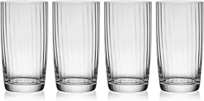 Mikasa Optic Highball Glasses