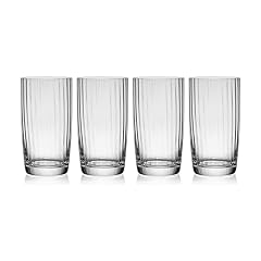 Mikasa Optic Set of 4 Highball Beverage Tall Glasses 18 Ounce