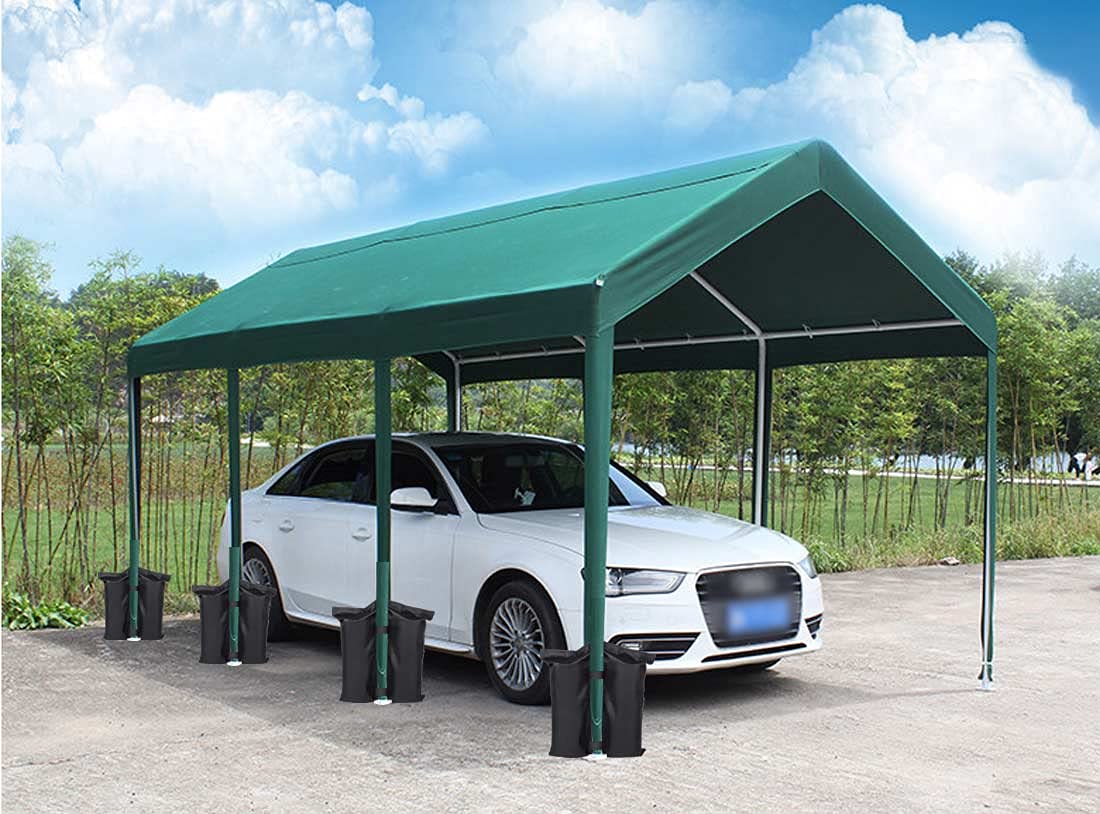 800D Pavillon Sandsäcke 4-tlg Set - Strapazierfähige Zeltgewichte Mit Klettverschluss