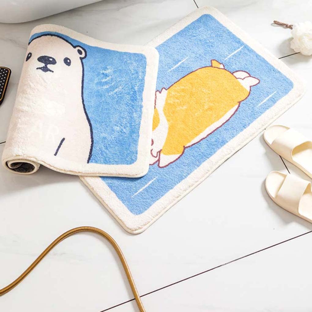 Amazon｜バスマット かわいい パンダ柄 玄関マット 室内 ドアマット
