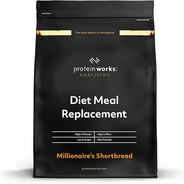 Protein Works - Diet Meal Replacement Shake | 250 Calorie Meal | High Protein Meal Powder | Nutrient Dense | Supports Weight Loss | 28 Servings | Millionaire's Shortbread | 2kg