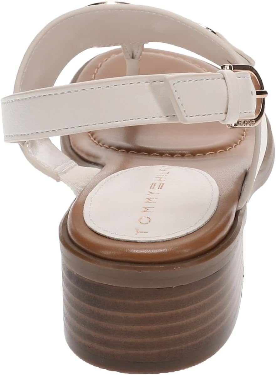 Tommy Hilfiger Ezmeai Women's Sandal, 8 B(M) US, Cream