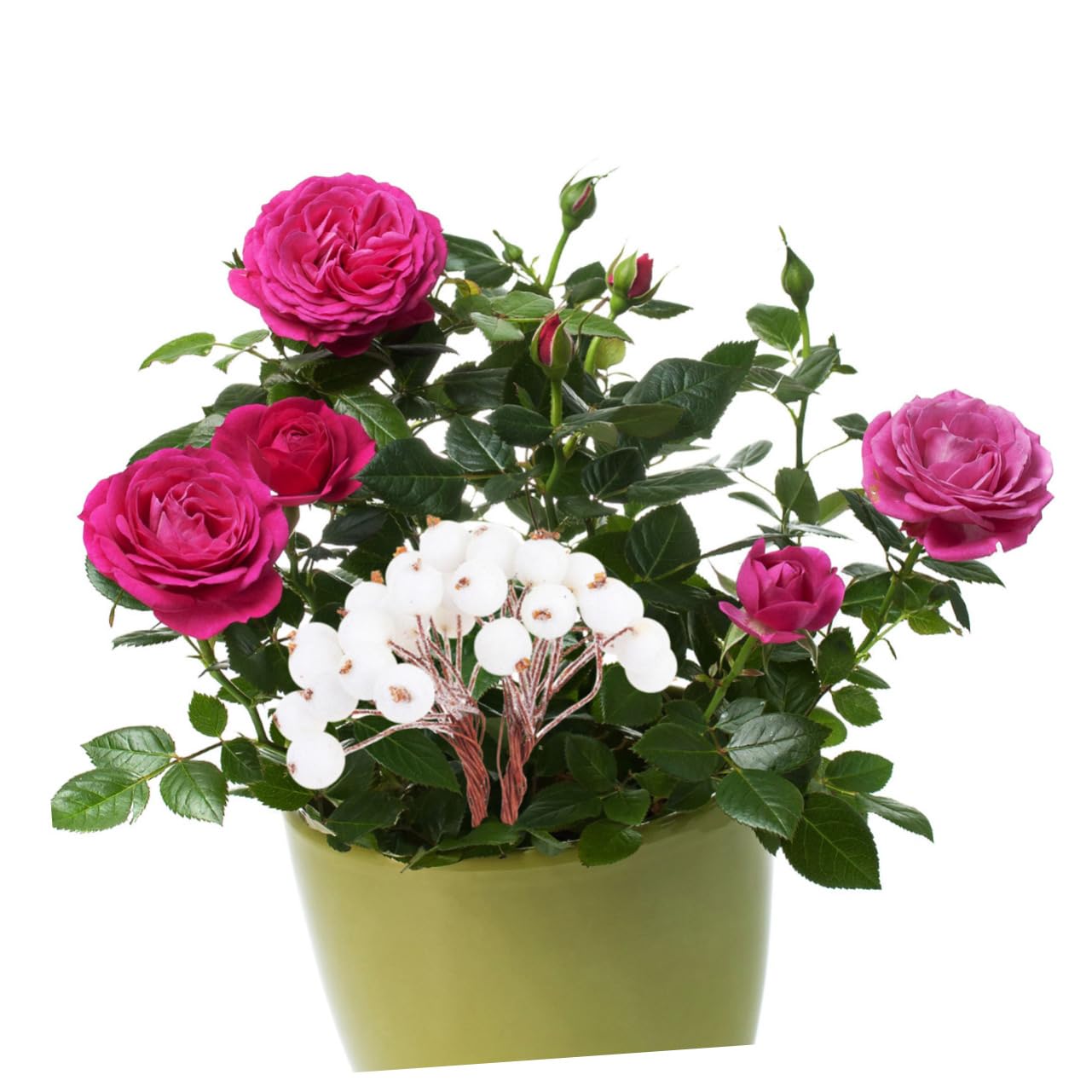 STOBAZA 800stücke Künstliche Frostbeeren Realistische Dekoration Für Hochzeiten Weihnachten Und Festlichkeiten Handgemachte Girlandenmaterialien Weiß