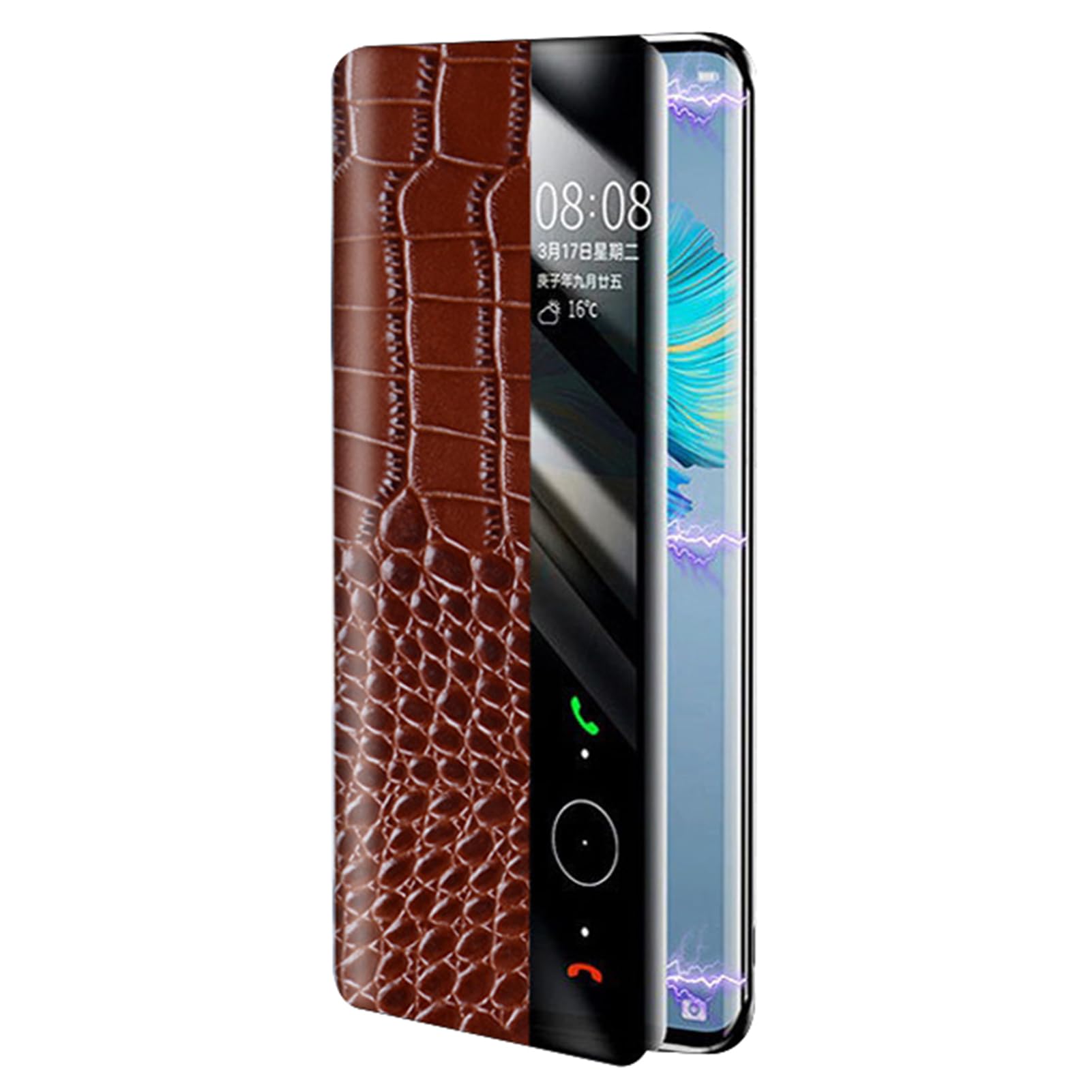 Étui Huawei Pura 90 Pro Max à fenêtre latérale et réveil automatique intelligent