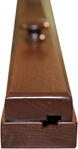 RRD - Colgador de edredón para pared (60 pulgadas) Soporte de pared de madera hecho por Amish Colgadores de tapiz rústicos para alfombras, tapices