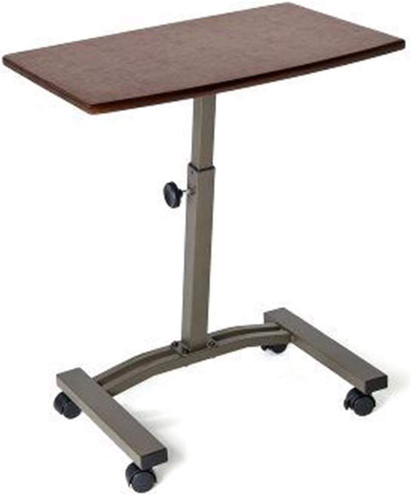 New Expanding Tray Table Rolling Laptop Table Adjustable