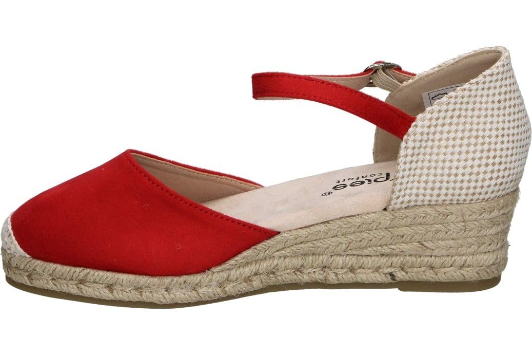 amarpies | Alpargatas Mujer – Yutes con Hebilla – Espadrilles Estilosos – Cuña Media y Cómoda – Versátiles – Modelo ACX26481