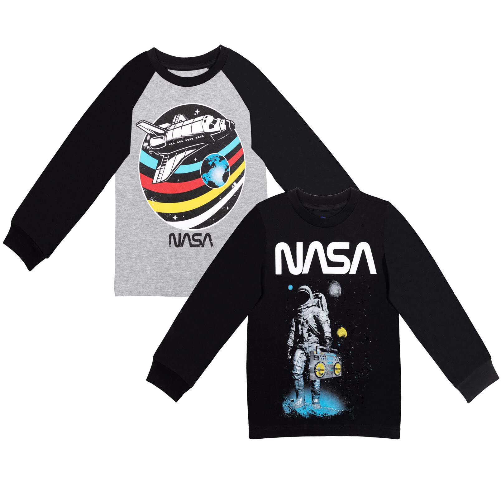 H.I.S. INTERNATIONALNASA Space Astronaut 2 Pack Matching Family T-Shirts Little Kid to Adult