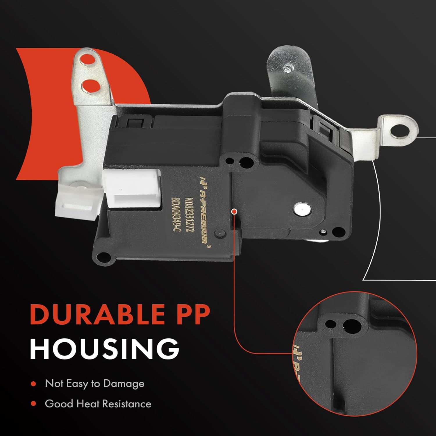A-Premium HVAC Heater Blend Door Actuator Compatible with Toyota 4Runner 1999 2000 2001 2002, Main, Temperature