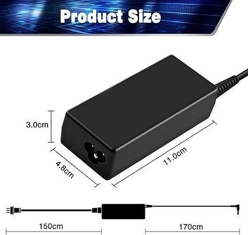 Miniatura 5 de Cargador HP de 65 W, adaptador para portátil HP Pavilion x360 14 15 17,HP Elitebook 850-G3 840-G3,HP Chromebook serie 14