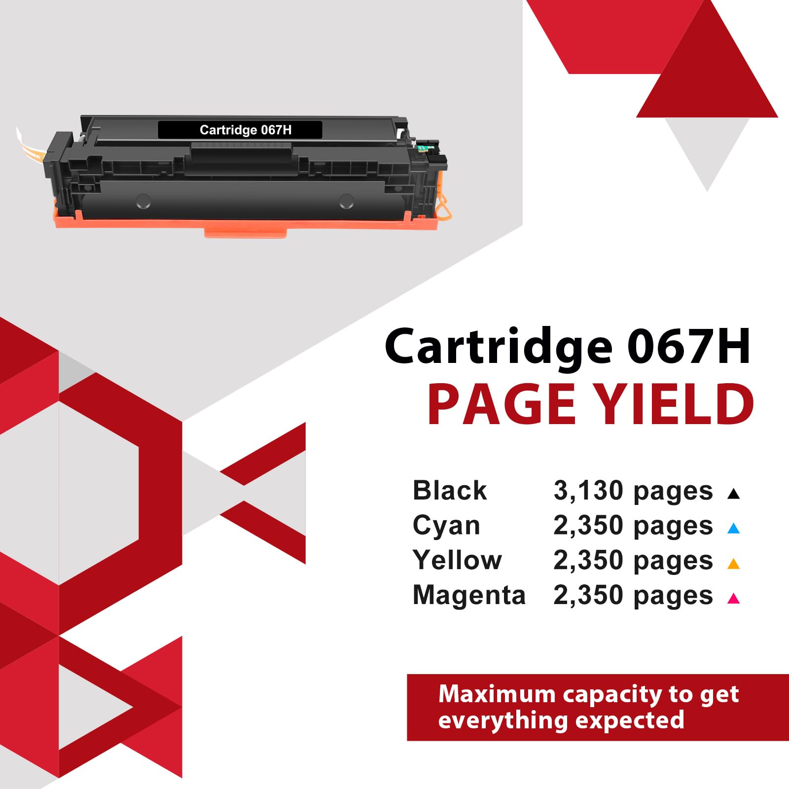 【純正品】Canon 067 H インクカートリッジセット Amazon.co.jp: 067 067H トナーカートリッジセット MF656Cdw MF654Cdw