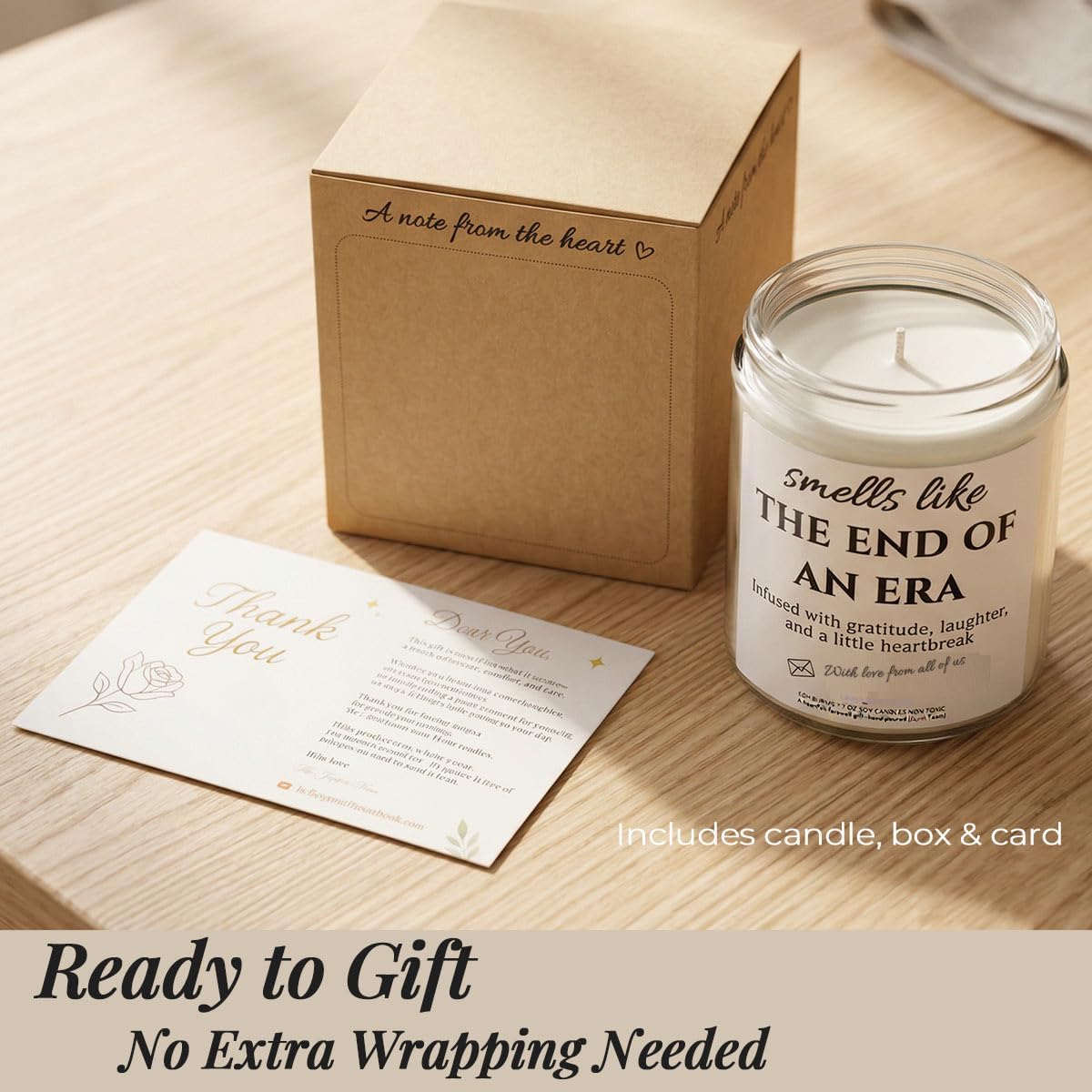 Coworker Leaving Gifts for Women, Goodbye Gifts for Coworkers, 9 oz Candle