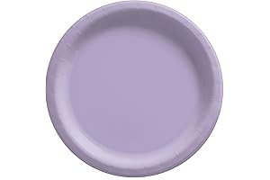 Purple Magic: Lavender Disposable Paper Plates for Special Occasions