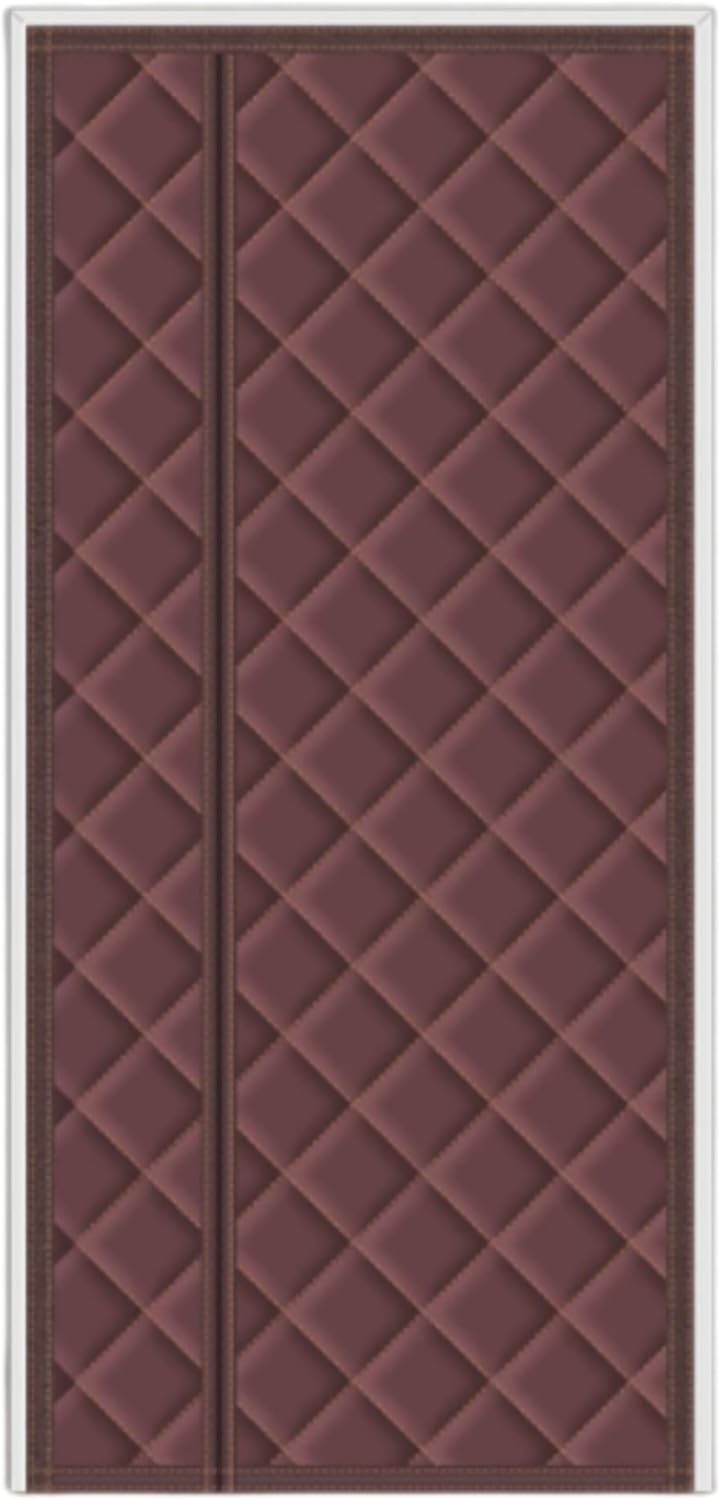 [Ambety] 防風高保温遮光板綿カーテン冬季家庭用綿暖簾エアコン防風扉用磁気吸熱自動閉鎖遮断冬季厚金取付簡易防音有り遮断防水防寒