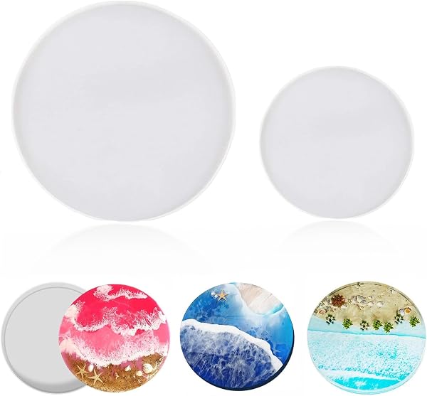 Moldes de Resina Redondos para Decoración