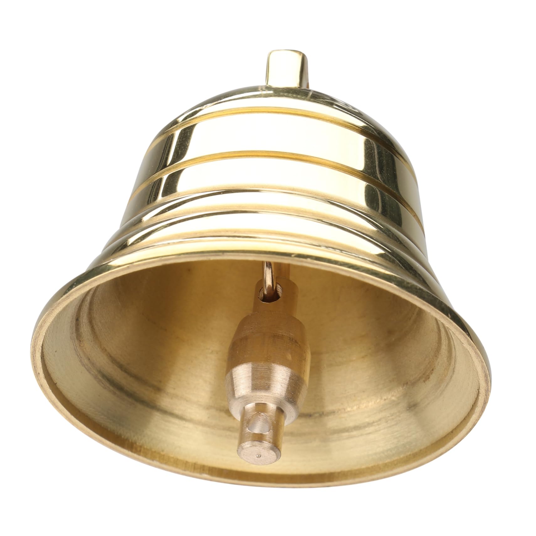 Ciieeo 5piezas Campana De Navidad De Latón Musical Adorno Colgante para Decoración Casa y Jardín Dorado