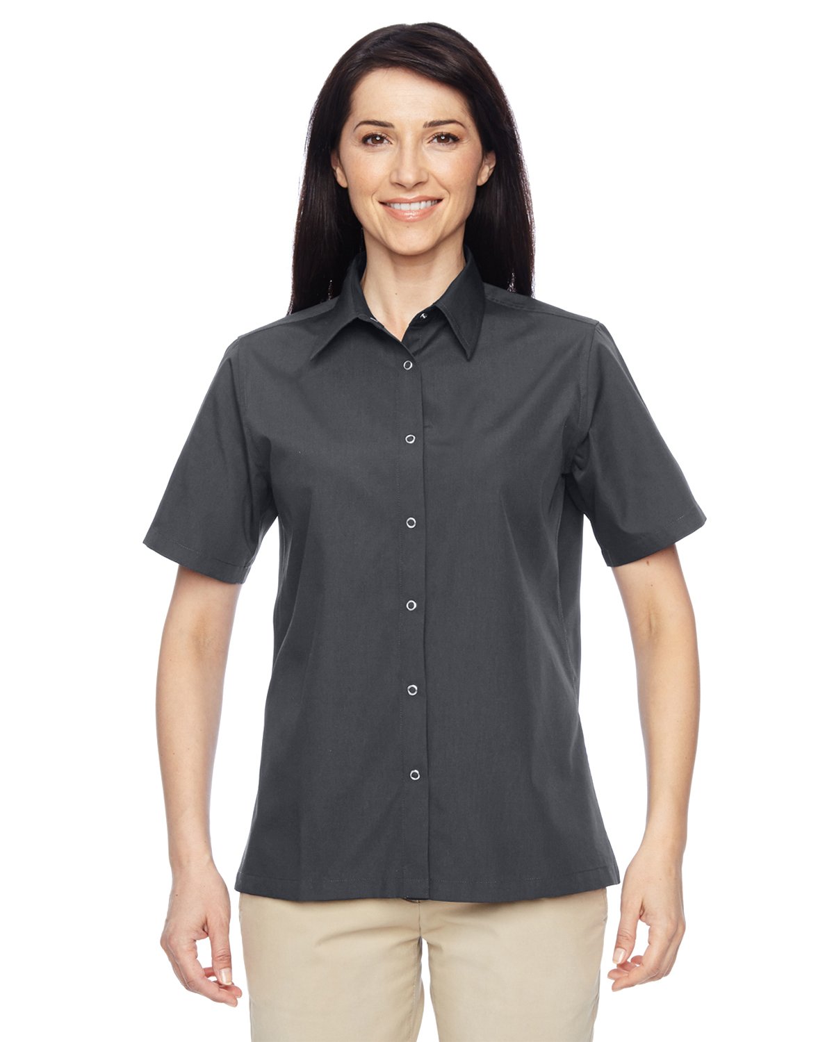 Chemise s/s M545W anthracite pour vos sorties estivales - 4