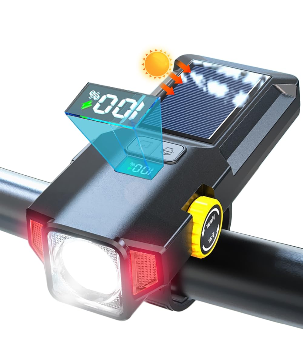 Amazon | 【2025新型ズーム式】自転車 ライト 明るい 強力 白+赤