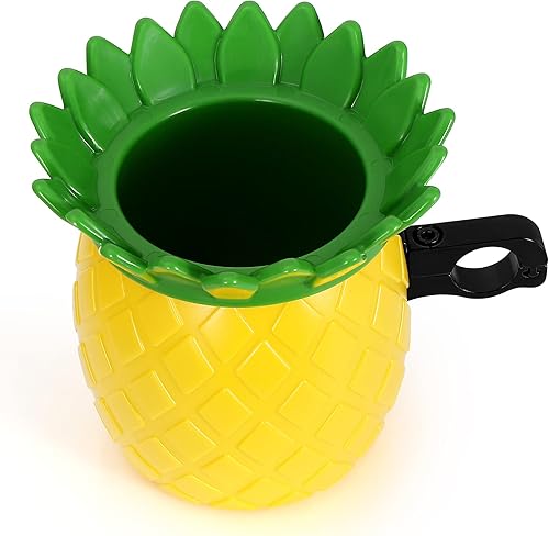 Miniatura 2 de Accmor Portavasos para bicicleta, soporte para botellas de agua para bicicleta, soporte universal para bebidas de piña con abrazadera de metal para