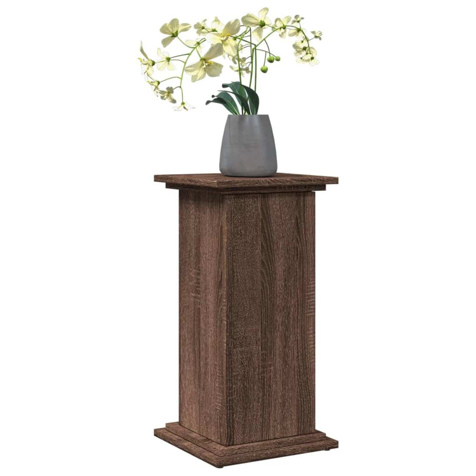 Homgoday Braun 854622 - Soporte para flores (3 niveles, capacidad de carga de 60 kg, 31 x 30 x 60 cm)