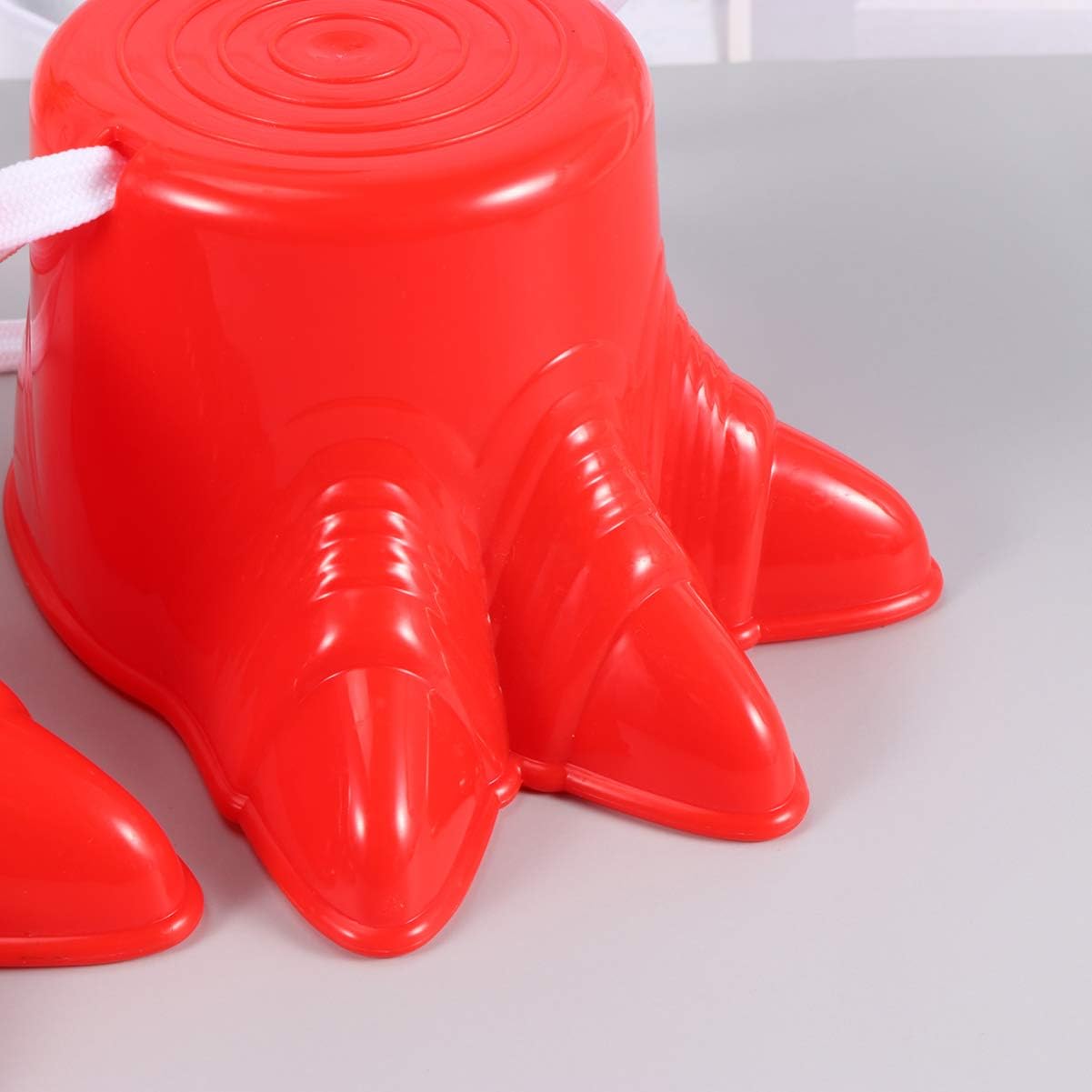 NUOBESTY Stilts Shoes Claw Shape Outdoor Sports Toy for Kids Balance Training Coordination Development with Rope 6.10X4.72X3.34In Fun Exercise