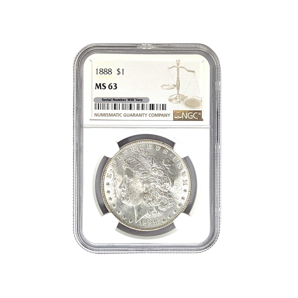 1888 P NGC MS 63 Morgan Silver Dollar $1 Dollar MS63 NGC Thumbnail